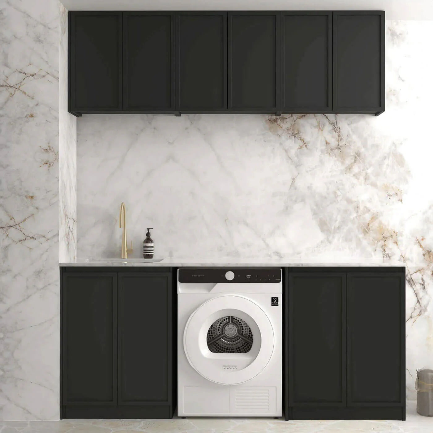 Hampshire Black Laundry Set 1960x600x2100 (Set B)