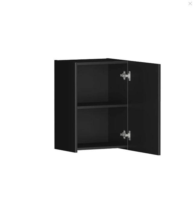 Hampshire Black Laundry Wall Cabinet (415x322x600)