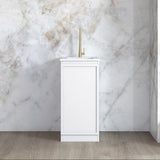 Hampshire Matte White Mini Laundry Kit (430mm)