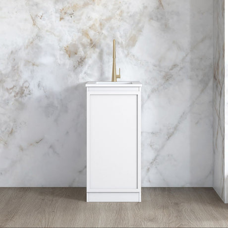 Hampshire Matte White Mini Laundry Kit (430mm)