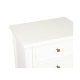 Hampton Cane Bedside Table – 3 Drawer – Whitley - 0.57m