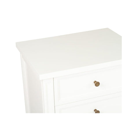 Hampton Cane Bedside Table – 3 Drawer – Whitley - 0.57m