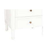 Hampton Cane Bedside Table – 3 Drawer – Whitley - 0.57m