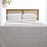 Hampton Cane Cedar Bed – Queen Size – Weathered Oak - 1.65m