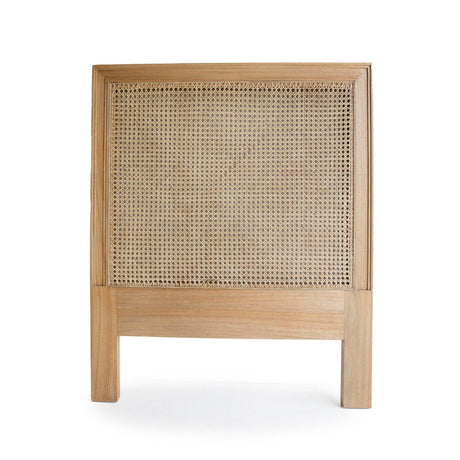 Hampton Cane Cedar Bedhead- King Single - Weathered Oak - 1.3m