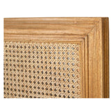 Hampton Cane Cedar Bedhead – King Size – Weathered Oak- 1.3m