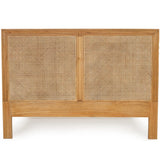 Hampton Cane Cedar Bedhead – King Size – Weathered Oak - 1.3m
