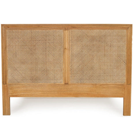 Hampton Cane Cedar Bedhead – King Size – Weathered Oak - 1.3m