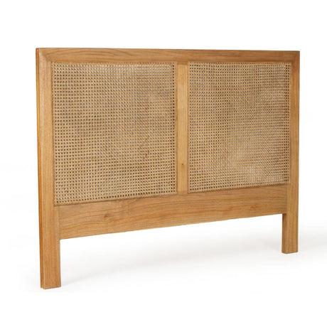 Hampton Cane Cedar Bedhead – King Size – Weathered Oak - 1.3m