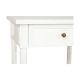 Hampton Cane Mahogany Bedside Table – Weathered Oak - White - 0.57m