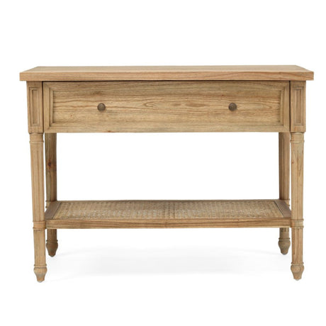 Hampton Cane Nightstand /  Bedside – Weathered Oak – 0.91m