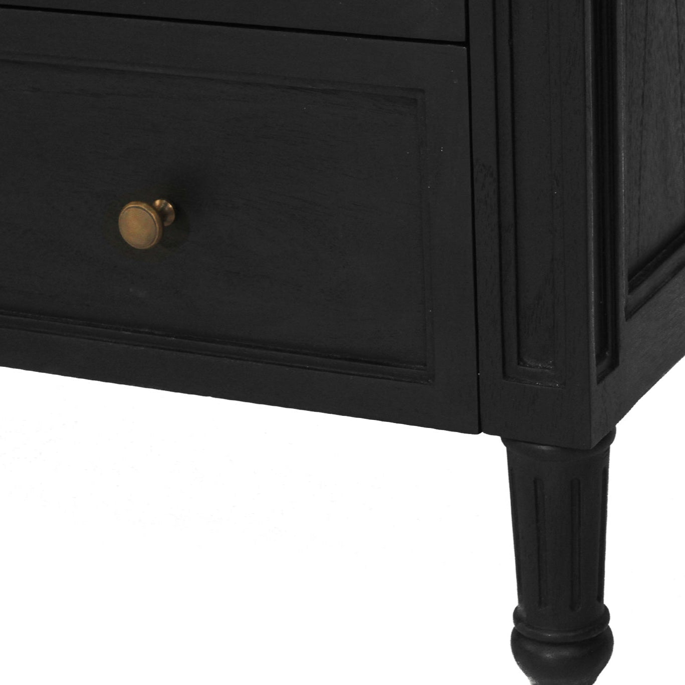 Hampton Cedar Dresser - 9 Drawer – Black - 1.54m