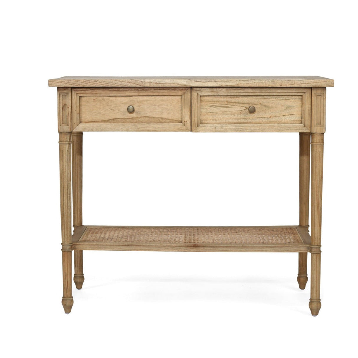 Hampton Console Table - Weathered Oak - 1.0m