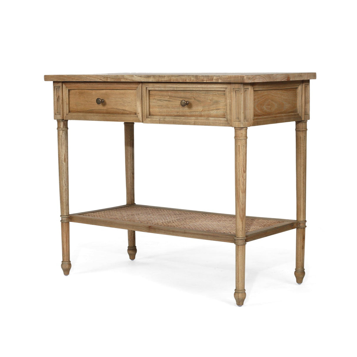 Hampton Console Table - Weathered Oak - 1.0m