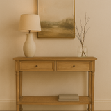 Hampton Console Table - Weathered Oak - 1.0m