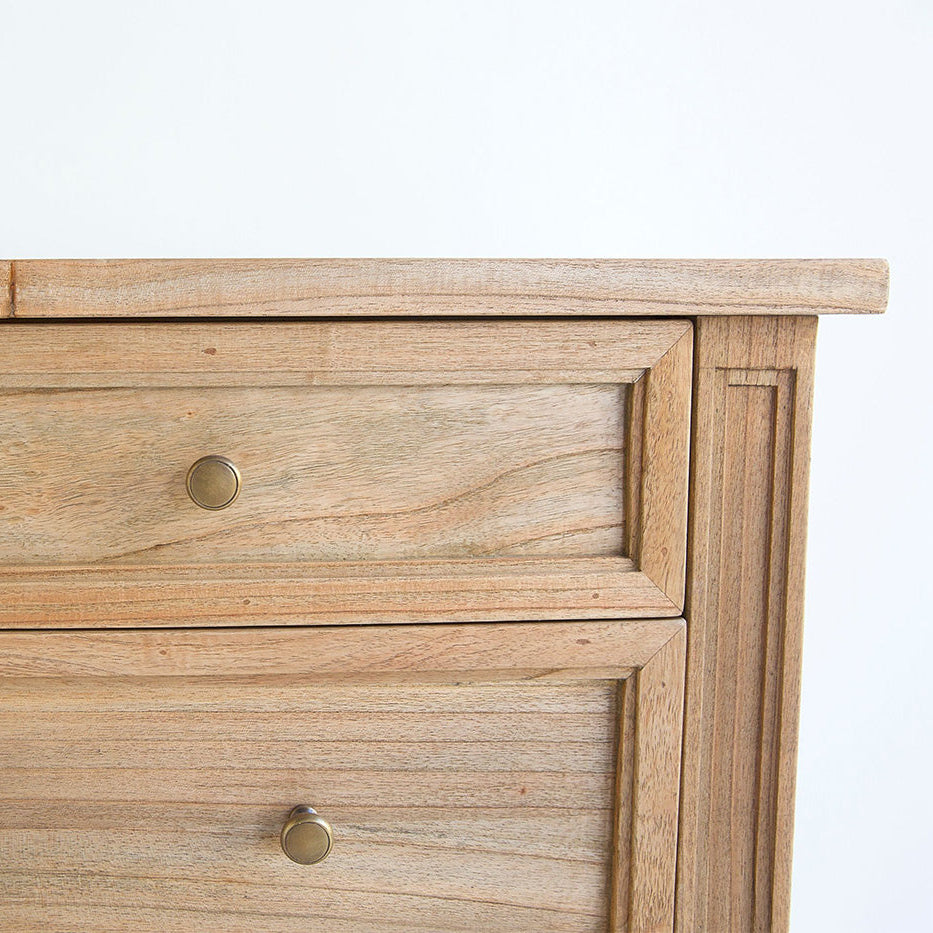 Hampton Dresser - Weathered Oak with Nine Drawers - 1.54m