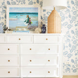 Hampton Dresser - Weathered Oak with Nine Drawers - 1.54m – White