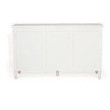 Hampton Dresser - Weathered Oak with Nine Drawers - 1.54m – White
