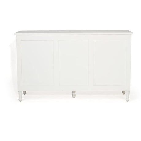 Hampton Dresser - Weathered Oak with Nine Drawers - 1.54m – White