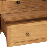Hampton Weathered Oak Dresser  13 Drawer – 2.0m