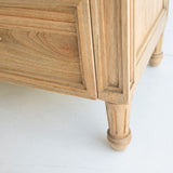 Hampton Weathered Oak Dresser – 5 Drawer – 1m