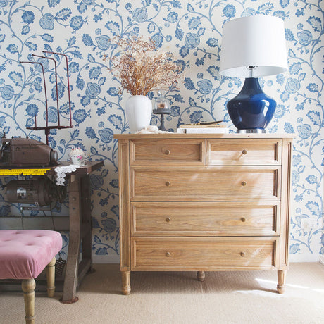 Hampton Weathered Oak Dresser – 5 Drawer – 1m