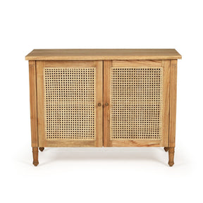 Hampton Weathered Oak Two Door Sideboard – 1.1m