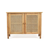 Hampton Weathered Oak Two Door Sideboard – 1.1m
