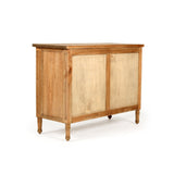 Hampton Weathered Oak Two Door Sideboard – 1.1m