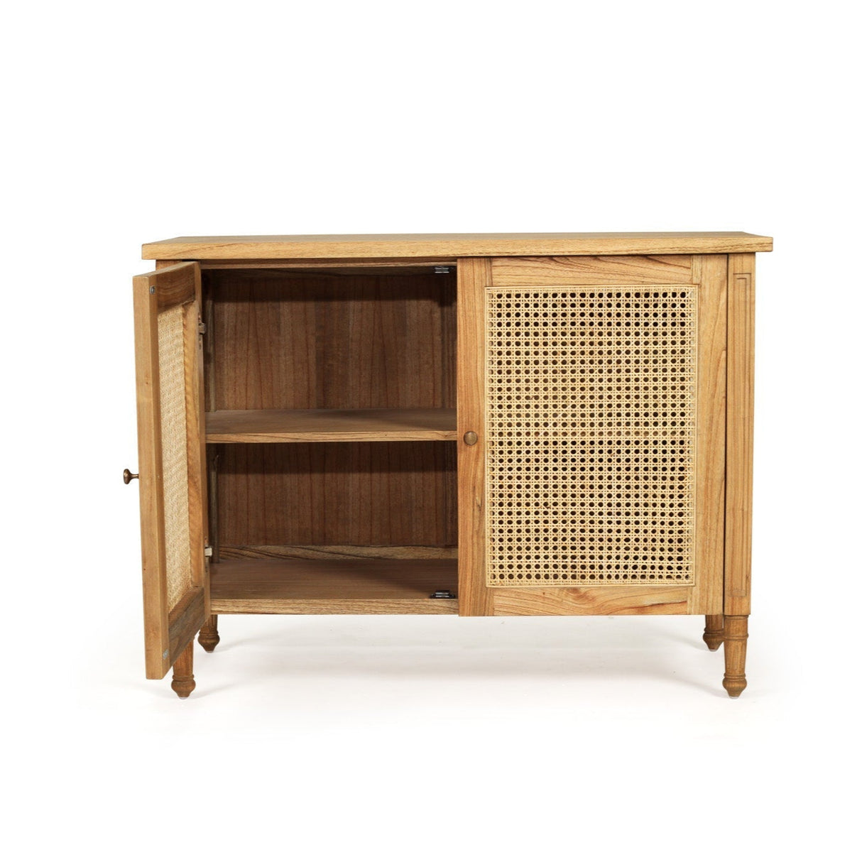 Hampton Weathered Oak Two Door Sideboard – 1.1m