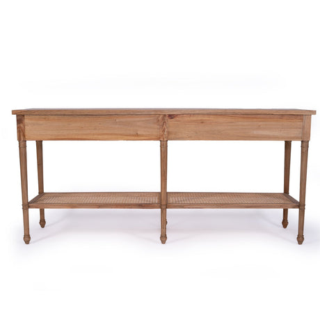 Hampton Wide Console Table – Weathered Oak – 1.8m