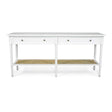 Hampton Wide Console Table – White – 1.85m