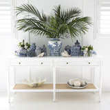 Hampton Wide Console Table – White – 1.85m