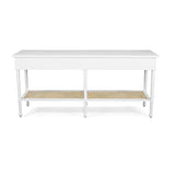 Hampton Wide Console Table – White – 1.85m