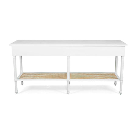 Hampton Wide Console Table – White – 1.85m