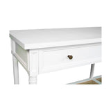Hampton Wide Console Table – White – 1.85m
