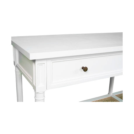 Hampton Wide Console Table – White – 1.85m
