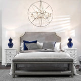 Hamptons style white Bedside Table - Small and White