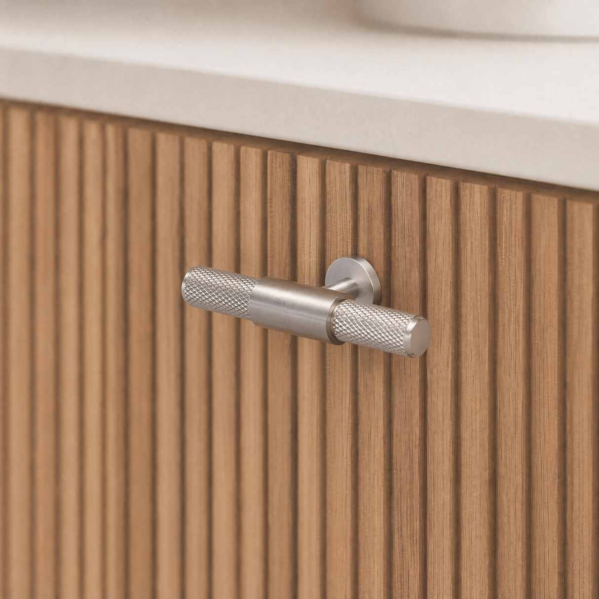 BURLEIGH Wall Hung Curve Vanity Woodland Oak (All Sizes)