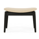 Harlow American Oak Foot Stool – Black