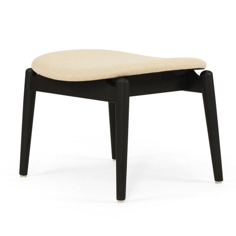 Harlow American Oak Foot Stool – Black