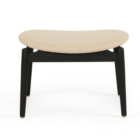 Harlow American Oak Foot Stool – Black