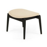 Harlow American Oak Foot Stool – Black