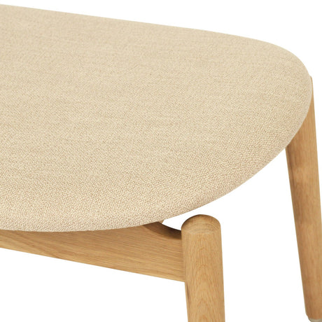 Harlow American Oak Foot Stool – Natural