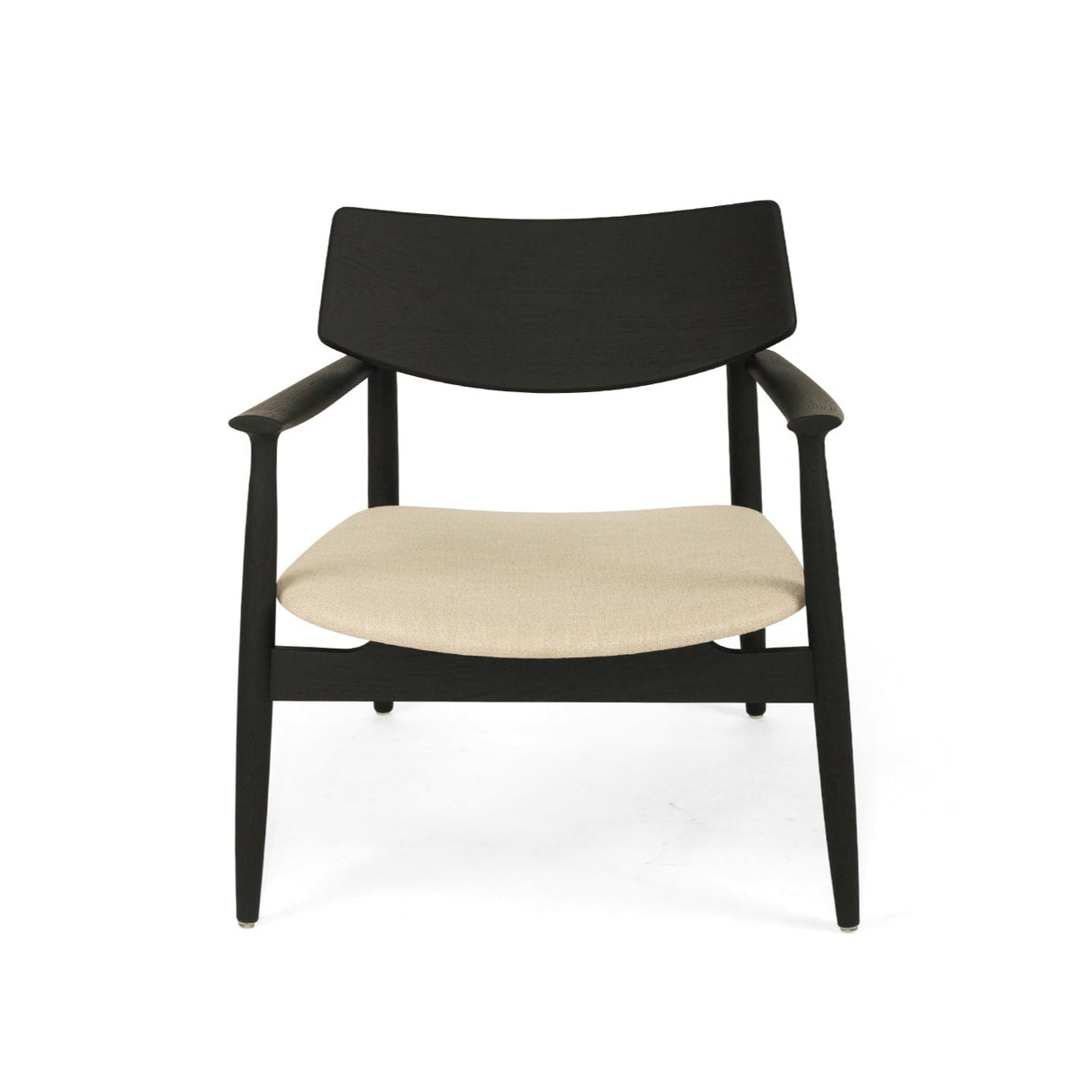 Harlow American Oak Occasional Chair – Black