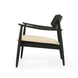 Harlow American Oak Occasional Chair – Black