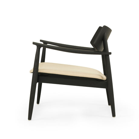 Harlow American Oak Occasional Chair – Black