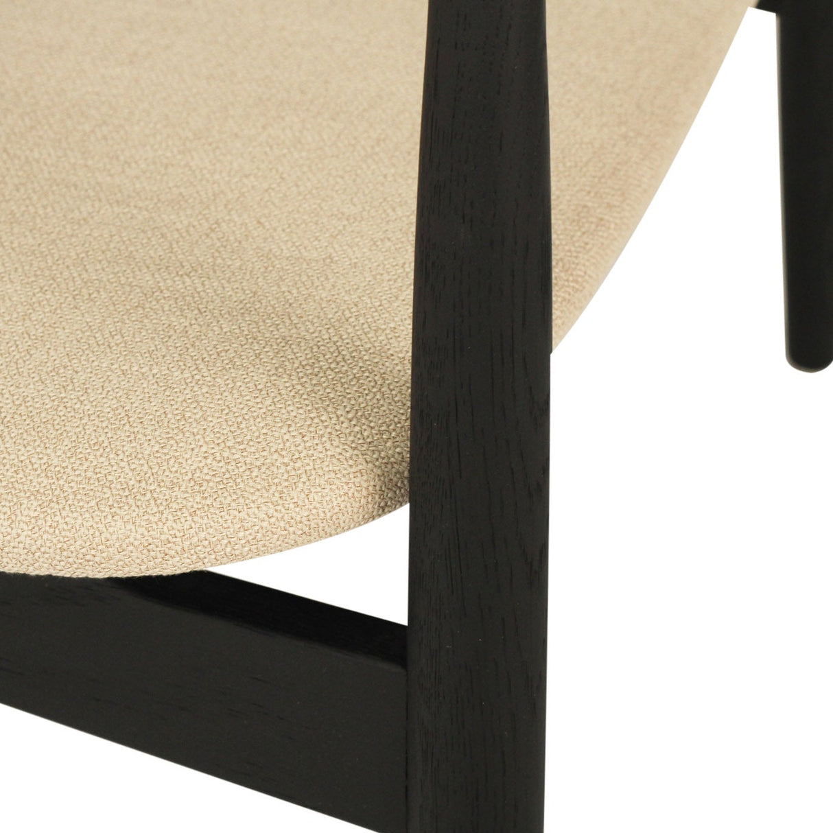 Harlow American Oak Occasional Chair – Black