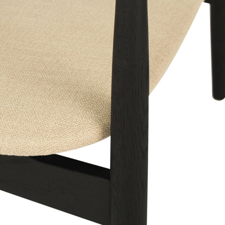 Harlow American Oak Occasional Chair – Black