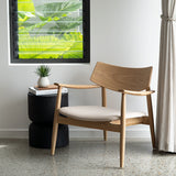 Harlow American Oak Occasional Chair – Natural